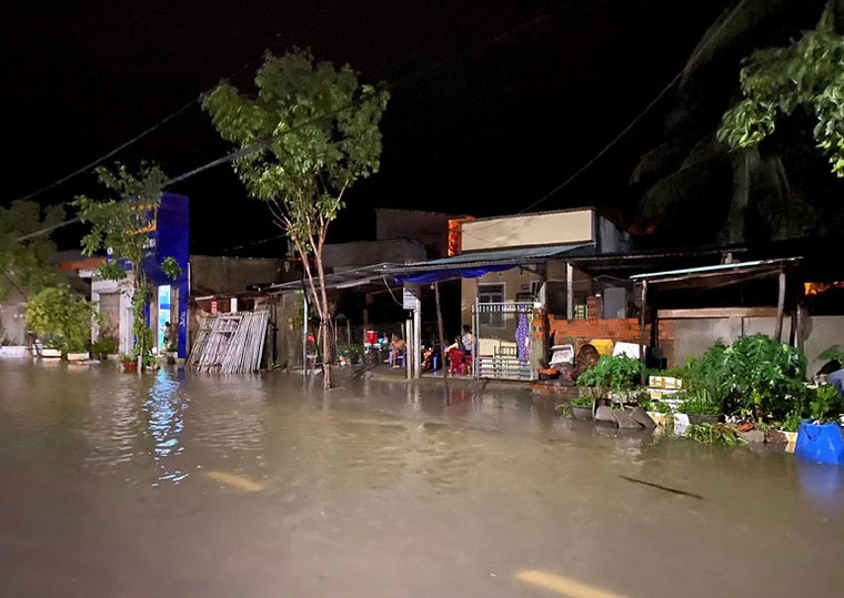 Mưa bão khiến nhiều tỉnh Nam Trung Bộ ngập lụt ảnh 1