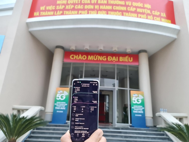 Viettel cung cấp dịch vụ 5G tại thành phố Thủ Đức ảnh 1