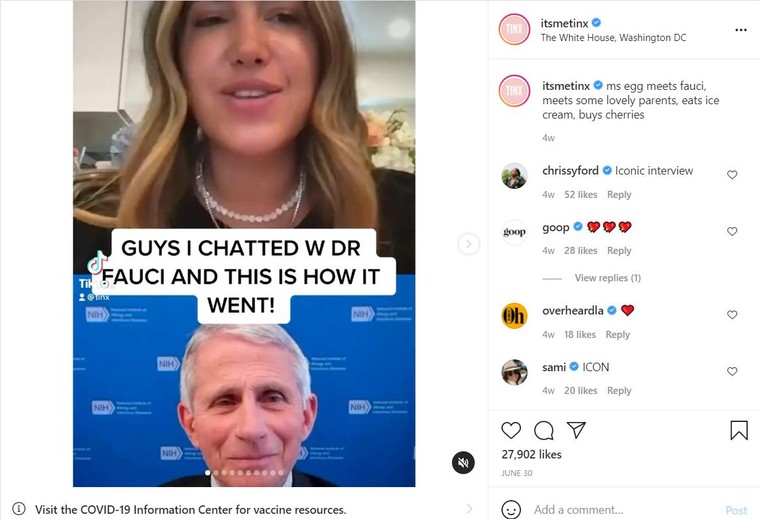 Nhà Trắng tuyển dụng KOLs vận động người dân tiêm chủng ảnh 2