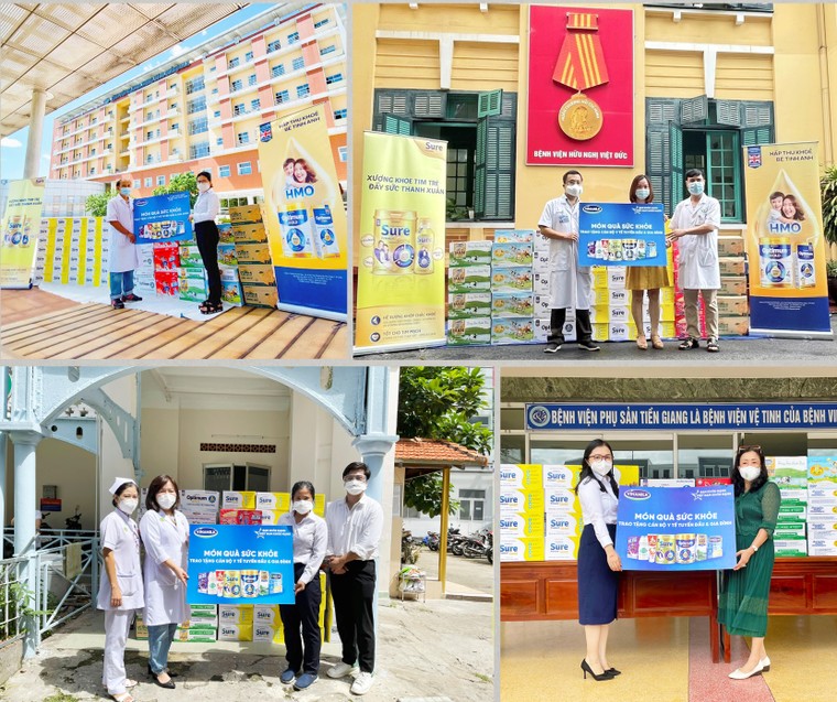 Vinamilk tiếp sức tuyến đầu trong giai đoạn cao điểm tại 50 bệnh viện​ ảnh 2