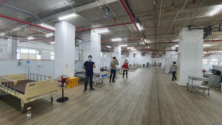 Hơn 20 ngày thần tốc cải tạo Trung tâm hồi sức tích cực người bệnh Covid -19 ảnh 2