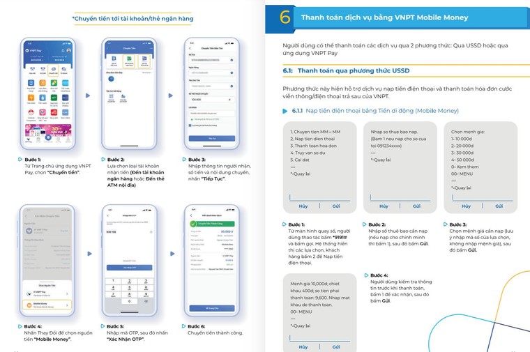 Hướng dẫn sử dụng dịch vụ VNPT Mobile Money ảnh 9
