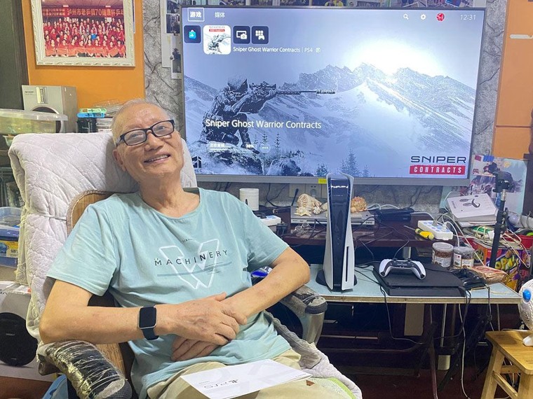 Người cao tuổi Trung Quốc 'nghiện game' ảnh 1