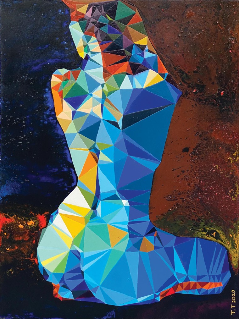 Triển lãm 'Ghép ký ức' của họa sĩ Nguyễn Thu Thủy ảnh 1