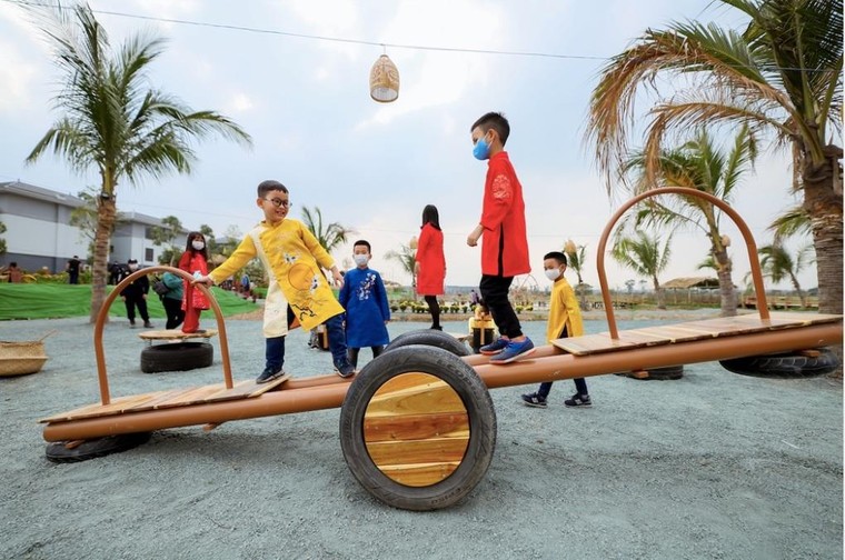 Đường hoa Home Hanoi Xuan 2021 tái hiện Tết Việt xưa ảnh 3