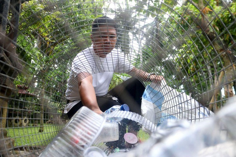 Sáng kiến đổi rác nhựa lấy gạo tại Bali ảnh 1