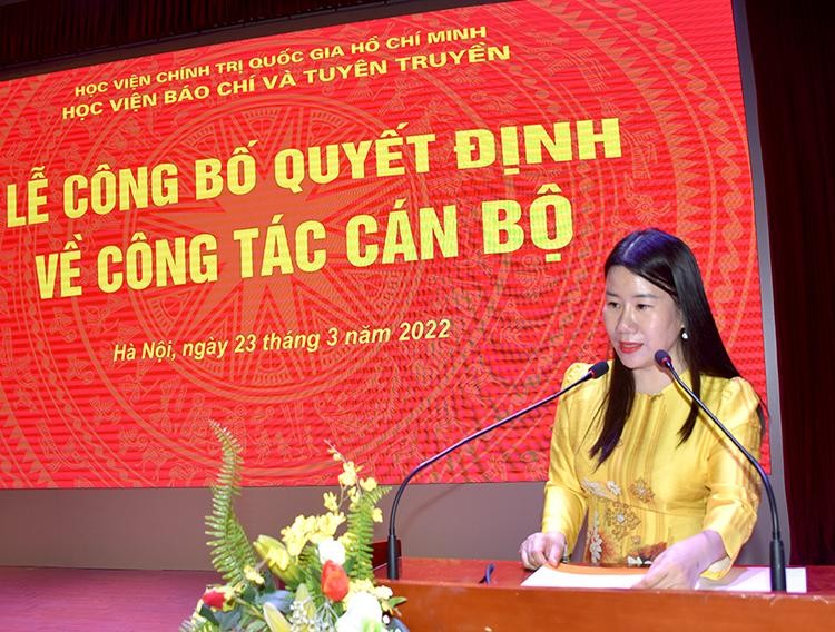 Học viện Báo chí và Tuyên truyền bổ nhiệm 2 trưởng khoa mới ảnh 1