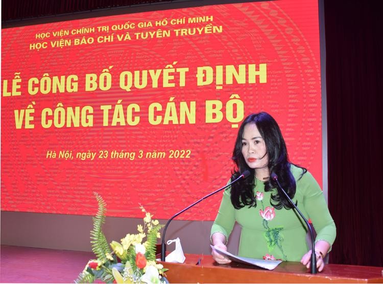 Học viện Báo chí và Tuyên truyền bổ nhiệm 2 trưởng khoa mới ảnh 2