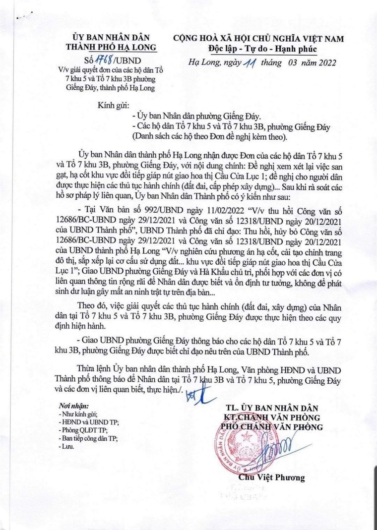 TP Hạ Long lại đề xuất ‘thu hồi đất, đổi dân cũ lấy dân mới’ khiến hàng ngàn người bức xúc, bất an ảnh 2