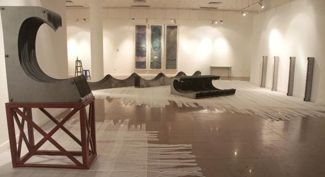 Triển lãm Đào Châu Hải - Đinh Phong: Cuộc đối thoại của điêu khắc và hội họa ảnh 1