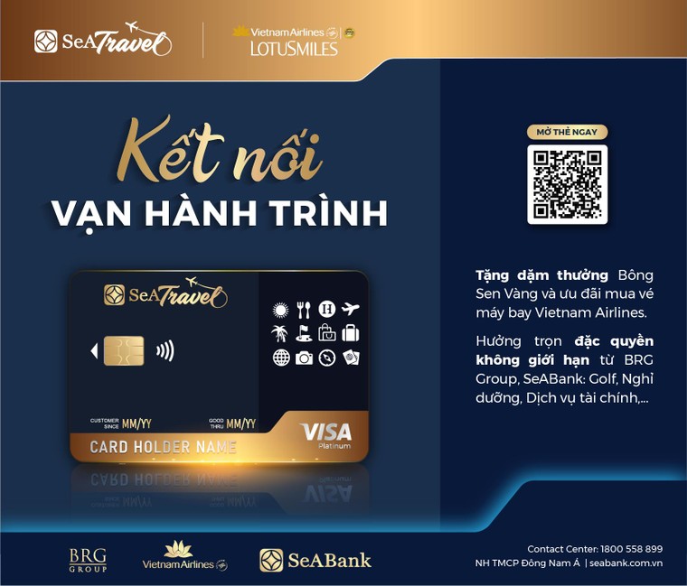 SeABank, Tập đoàn BRG và Vietnam Airlines ra mắt thẻ đồng thương hiệu SeATravel ảnh 1