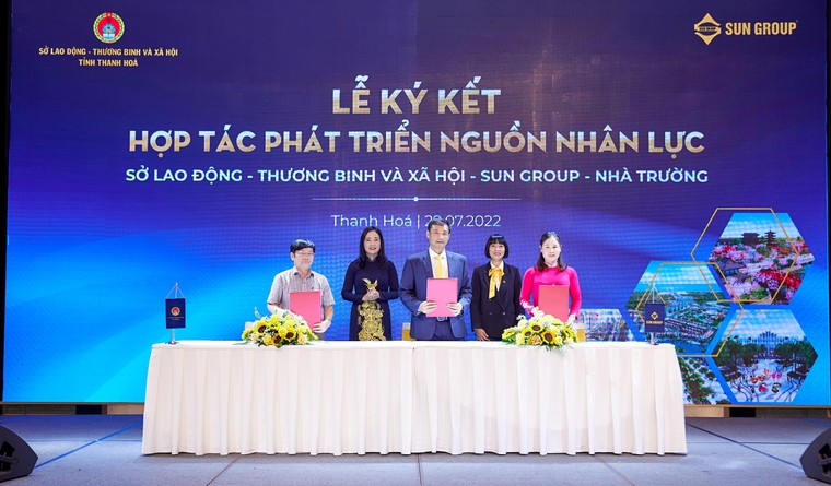Sun Group hợp tác đào tạo nâng cao chất lượng nguồn nhân lực tại Thanh Hóa ảnh 1
