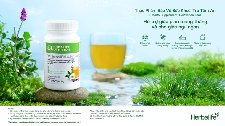 Herbalife ra mắt trà Tâm An hỗ trợ giảm căng thẳng và giúp ngủ ngon ảnh 1
