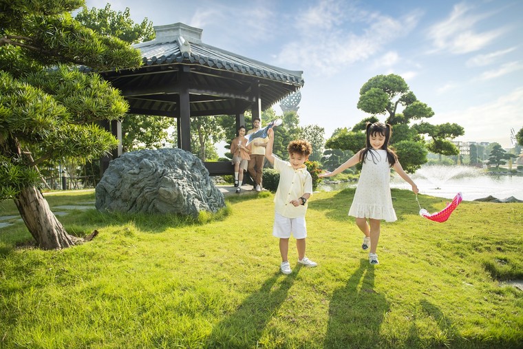 Mục sở thị bộ đôi công viên xanh đẳng cấp ngay thềm nhà của cư dân Vinhomes Golden Avenue ảnh 7