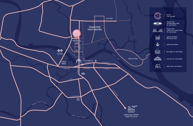  Lộ diện "trục thịnh vượng” tại trung tâm thành phố mới Hải Phòng ảnh 1