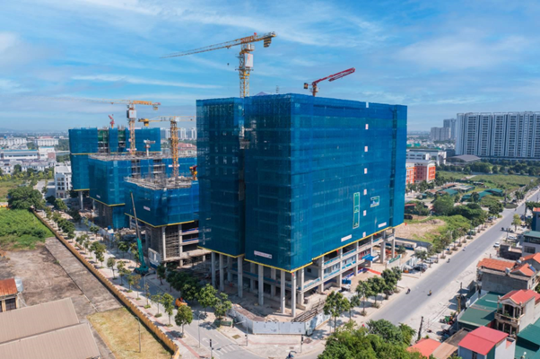 Chính thức cất nóc Tòa A dự án Sunshine Green Iconic ảnh 1