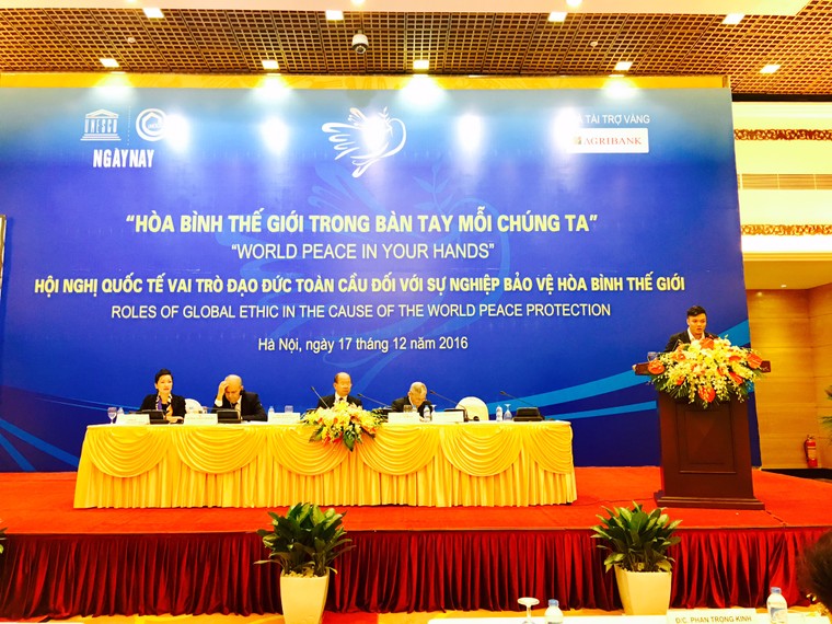 Liên hiệp các hội UNESCO Việt Nam tổ chức thành công hội nghị quốc tế Đạo đức Toàn cầu ảnh 1