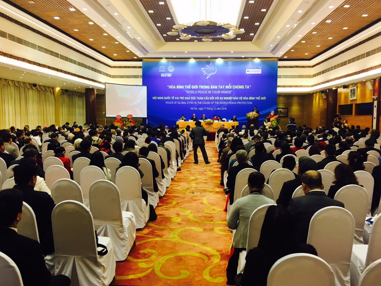 Liên hiệp các hội UNESCO Việt Nam tổ chức thành công hội nghị quốc tế Đạo đức Toàn cầu ảnh 4