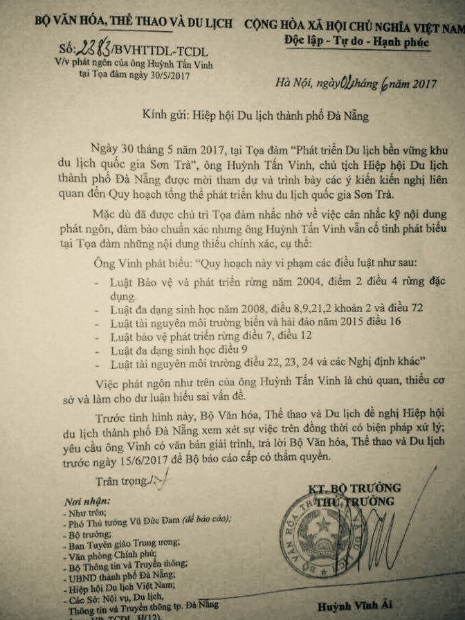 Bộ Văn hóa, Thể thao và Du lịch có “Thiếu hiểu biết, hống hách và ngang ngược”? ảnh 1