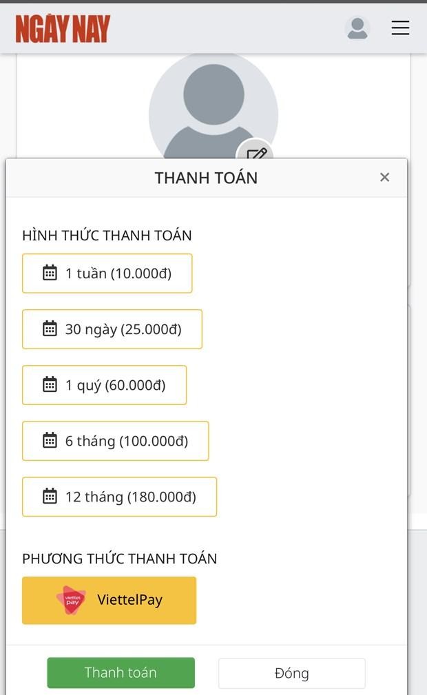 Ngày Nay ra mắt báo thu phí trực tuyến ảnh 1
