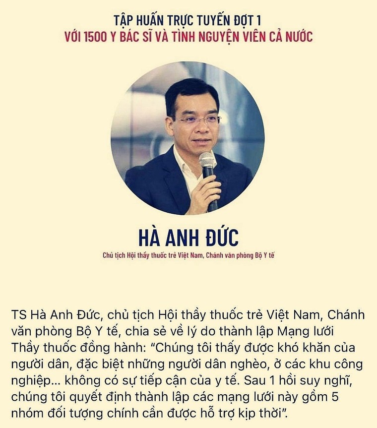 2071 bác sĩ Thầy thuốc đồng hành hỗ trợ từ xa cho bệnh nhân COVID-19 cách ly tại nhà ảnh 1