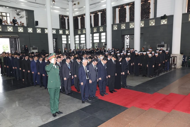TRỰC TIẾP: Lễ truy điệu và an táng Tổng Bí thư Nguyễn Phú Trọng ảnh 34