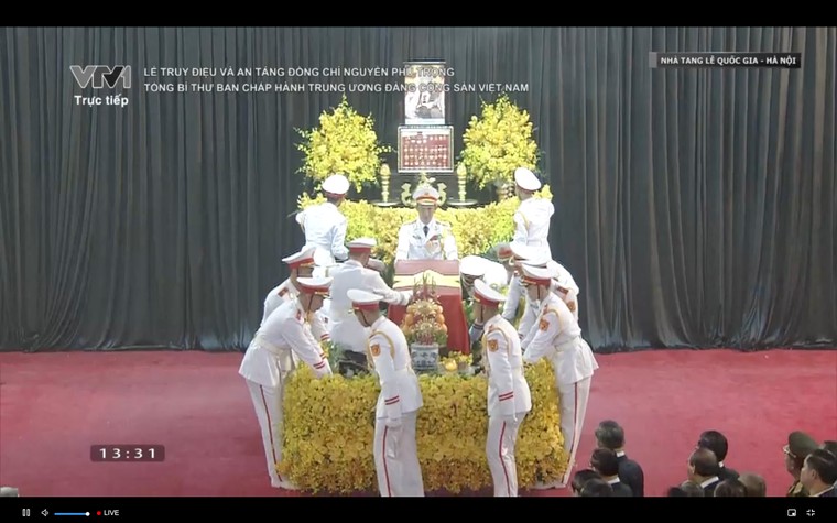 TRỰC TIẾP: Lễ truy điệu và an táng Tổng Bí thư Nguyễn Phú Trọng ảnh 154