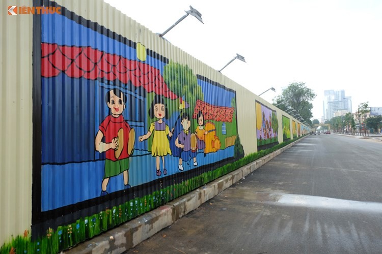 Bức tranh Trung Thu 3D dài nhất Việt Nam khiến nhiều người thích thú ảnh 1