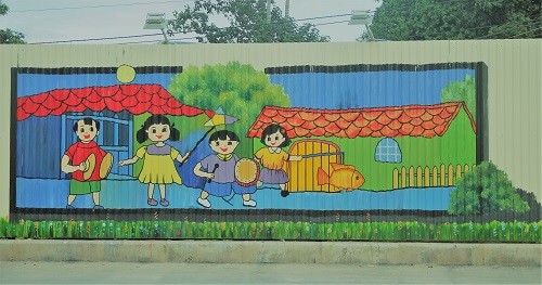 Bức tranh Trung Thu 3D dài nhất Việt Nam khiến nhiều người thích thú ảnh 2