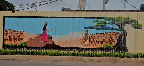 Bức tranh Trung Thu 3D dài nhất Việt Nam khiến nhiều người thích thú ảnh 3