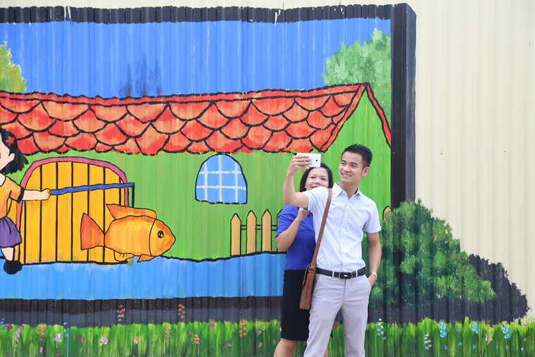 Bức tranh Trung Thu 3D dài nhất Việt Nam khiến nhiều người thích thú ảnh 5