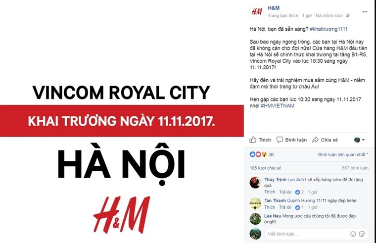 Sau Zara, H&M cũng đổ bộ Hà Nội ảnh 1