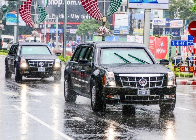 'Quái thú' của Tổng thống Mỹ trên đường phố Đà Nẵng ảnh 1