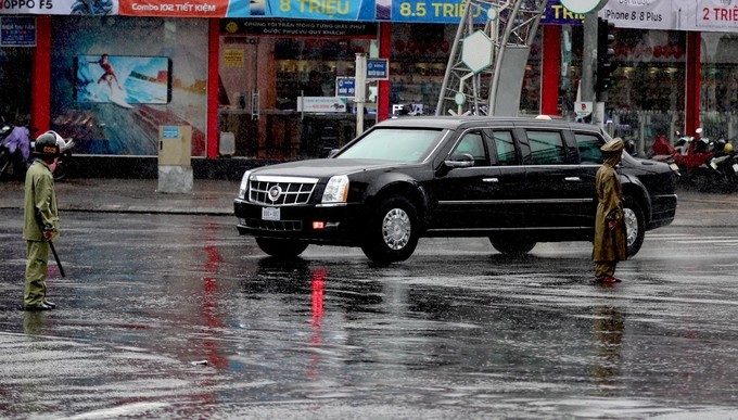 'Quái thú' của Tổng thống Mỹ trên đường phố Đà Nẵng ảnh 8