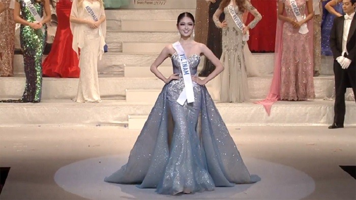 Thùy Dung trượt top 15 Hoa hậu Quốc tế 2017 ảnh 1