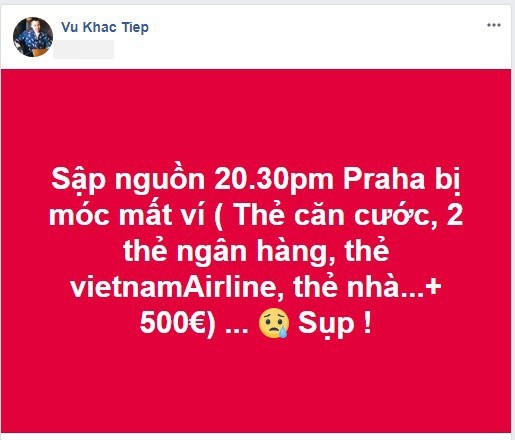 Công tác ở Praha, Vũ Khắc Tiệp bị mất hơn 13 triệu ảnh 4