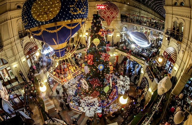 Thủ đô Moscow như “xứ sở cổ tích” trong mùa lễ hội ảnh 5