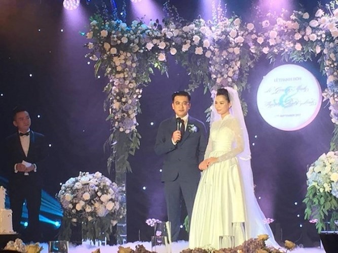 Những đám cưới đình đám trong năm 2017 của showbiz Việt ảnh 9