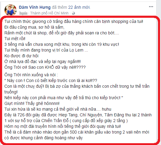 Đàm Vĩnh Hưng khoe gần 1000 đôi giày ảnh 1