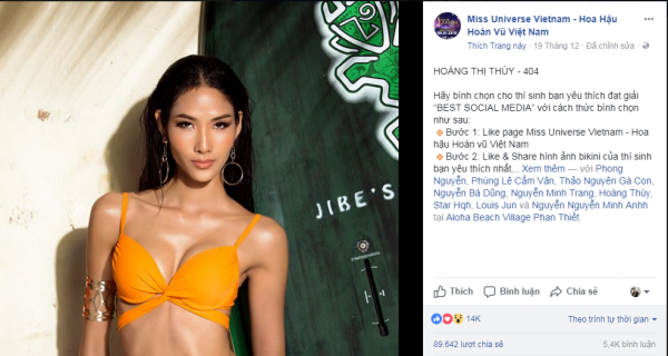 Mâu Thủy lọt top đầu hạng mục Best Social Media nhờ gian lận? ảnh 1