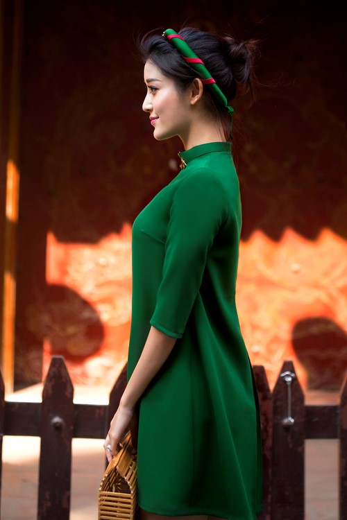 Ra mắt bộ sưu tập áo dài cách tân do Á hậu Huyền My thiết kế ảnh 5