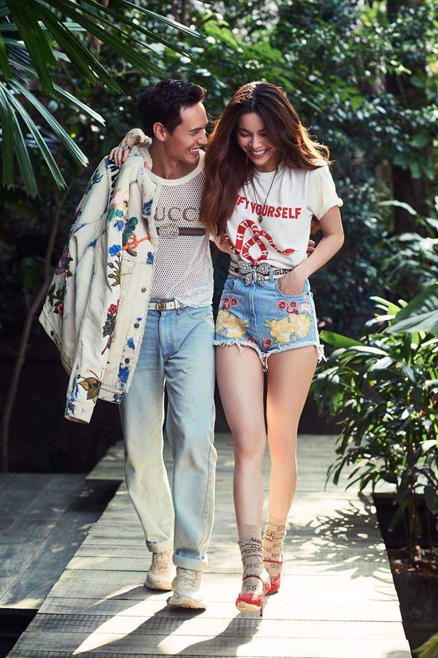 Cặp đôi Hà Hồ - Kim Lý 'tình bể tình' khi cùng nhau diện 1 chiếc áo ảnh 3
