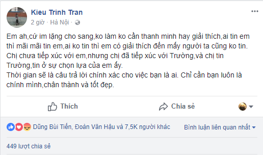 Quản lý của Bùi Tiến Dũng lên tiếng bênh vực bạn gái Xuân Trường khiến dân mạng 'dậy sóng' ảnh 2