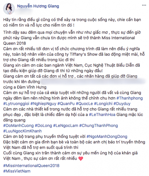 Hương Giang: 'Mọi chuyện vẫn như giấc mơ’ ảnh 1
