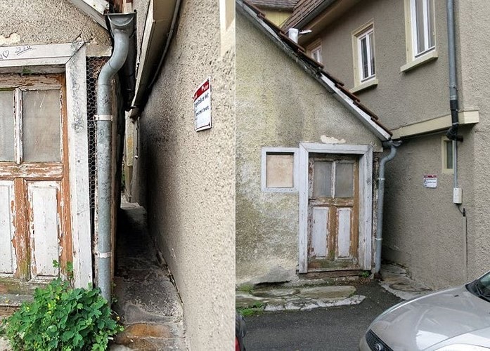 Đường phố hẹp nhất thế giới đi nghiêng người vẫn bị kẹt ảnh 1