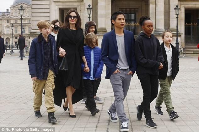 Angelina Jolie nhún nhường chia sẻ quyền nuôi con với Brad Pitt ảnh 1