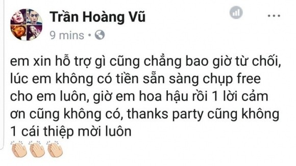 Bị nhiếp ảnh gia tố vô ơn, Hương Giang lên tiếng ảnh 1