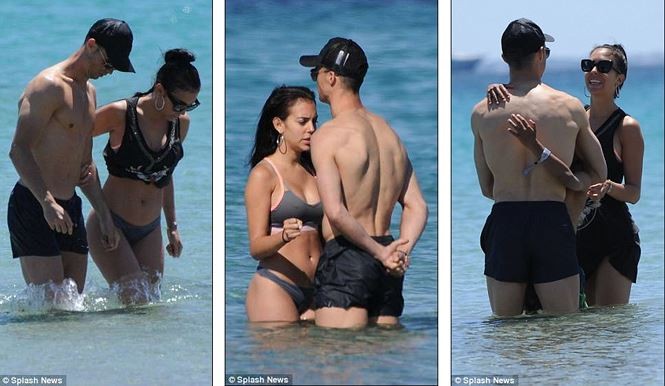 Cristiano Ronaldo và bạn gái ngọt ngào trên bãi biển Ibiza ảnh 4