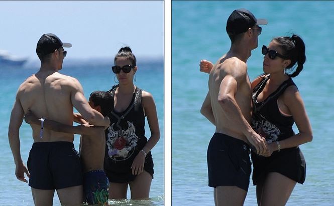 Cristiano Ronaldo và bạn gái ngọt ngào trên bãi biển Ibiza ảnh 2