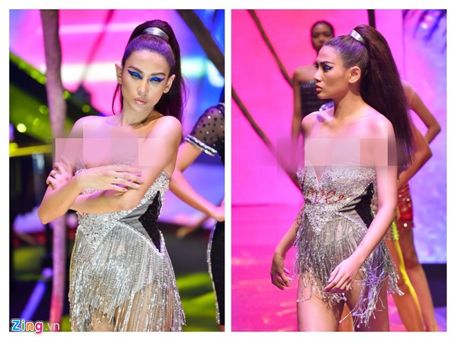 Võ Hoàng Yến gặp sự cố trang phục, lộ ngực khi trình diễn ảnh 1